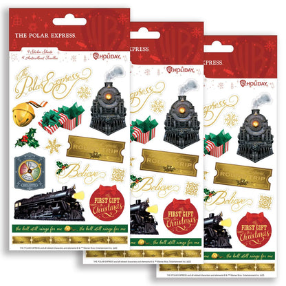 Paper House Productions Polar Express Sticker Multipack (Pack of 3)