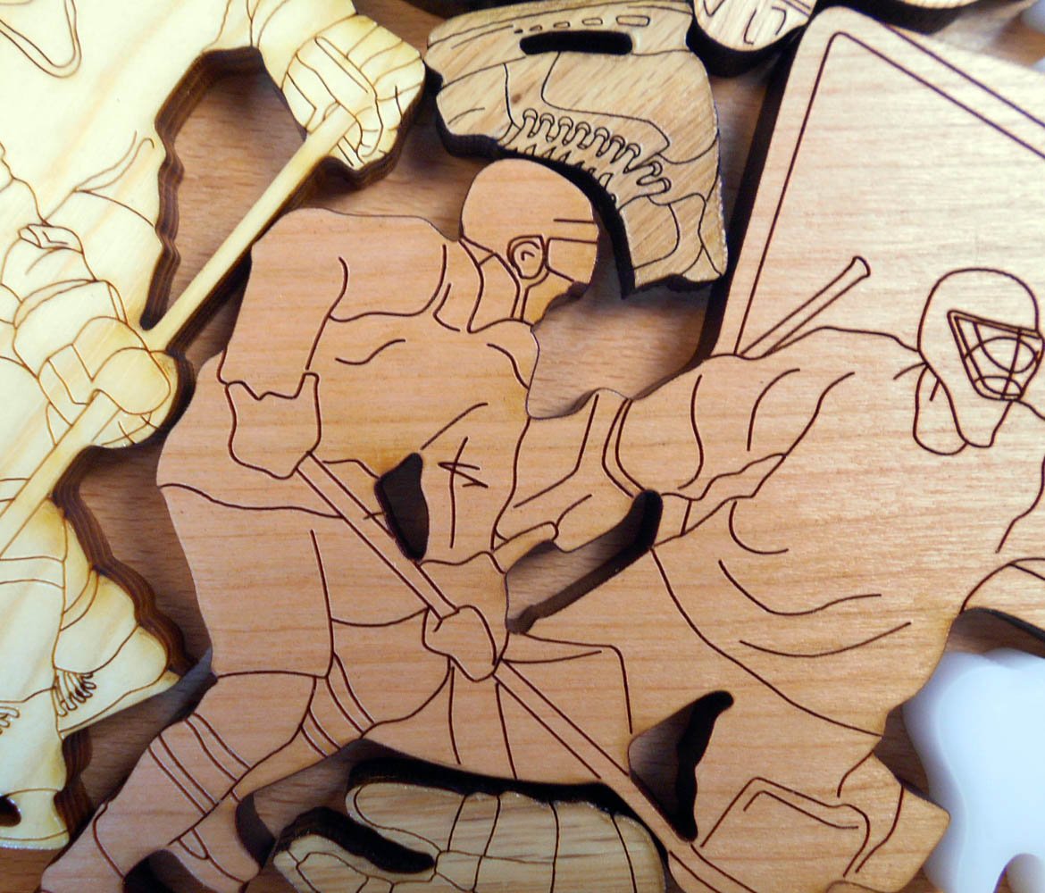 Ice Hockey Fanatics Puzzle - Artistic & Challenging Brain Teaser