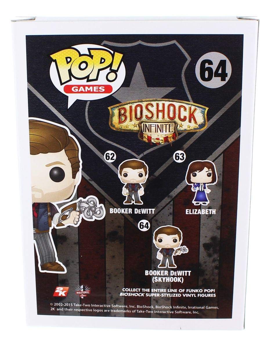 Funko POP Games: Bioshock - Skyhook Booker Dewitt Action Figure