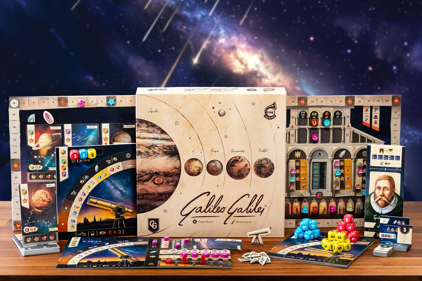 Capstone Games Galileo Galilei Strategy Board Game for Adults & Family,1-4P