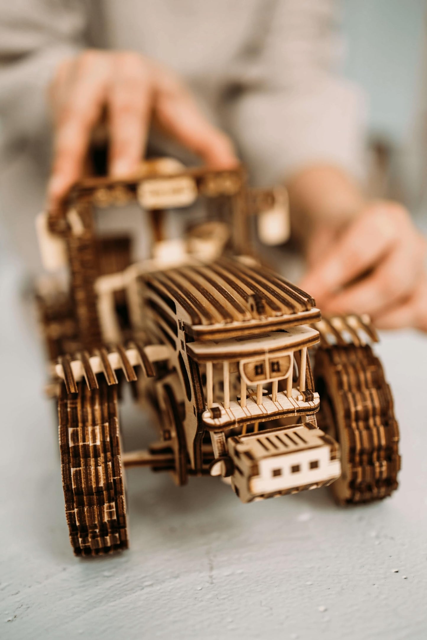 Wood Trick Tractor 3D Wooden Puzzles for Adults to Build