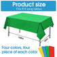 GuoZhiXin 4PCS Building Block Plastic Tablecloths, Disposable Party Table Cloths? Colorful Building Block Birthday Supplies for Kids Birthday Baby