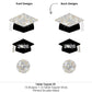 Big Dot of Happiness Disco Grad - 2026 Groovy Graduation Party Centerpiece Sticks - Table Toppers - Set of 15
