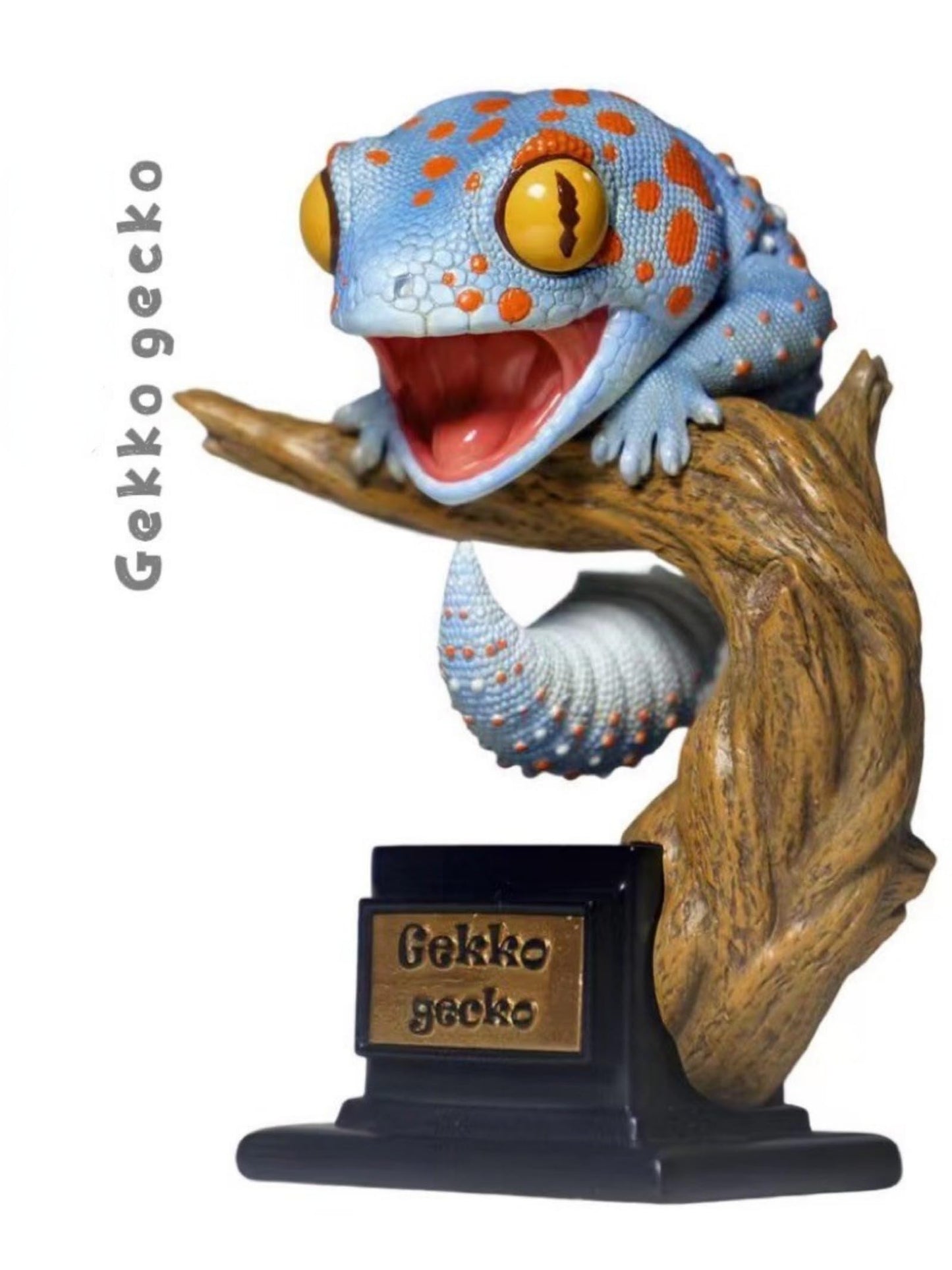 HAMAPI Gecko Gekko Toy Model - Standard/Plus Size Collectible Crawling Pet Gift Set?Popular Toys Leopard Gecko/nephrurus Levis?Blind Box?Plus?Smystery
