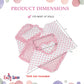 Emily Rose 18" Doll Pink Heart Valentines Bedding Set - 5 Pc Doll Bed Bedding & Bedroom Accessories with Comforter, Pillows & Matress Covering Flat