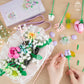HIGH GODO Flowers Bouquet Building Set, Flowers Basket Building Blocks with Light, 706PCS Botanical Building Kit, Anniversaries Birthday for Women
