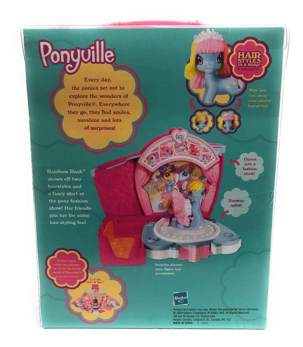 My Little Pony Ponyville Twirlin' Runway Styles with Rainbow Dash