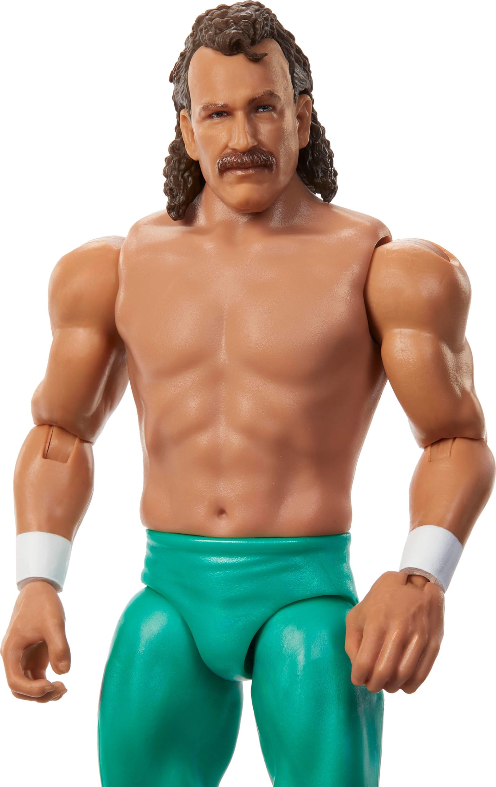 Mattel WWE Jake Roberts Action Figure, Main Event Series #154 6-inch Collectible with 10 Articulation Points & Life-Like Look