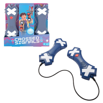 Mattel Games Crossed Signals Electronic Action Game with 4 Light Wands, Play Solo or with Up to 4 Players, Ages 8+, Improve Hand-Eye Coordination and
