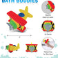 DolliBu Biplane Squirter Bath Toy - Floating Rubber Airplane Baby Toy, Cute Airplane Toys for Kids, Fun Toddler Bath Squirt Toys for Pool, Bathtub, or