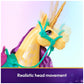 Unicorn Academy, Leaf with 2 Riding Accessories, 11”, Compatible with Ava, Dolls & Unicorn Toys for Girls Ages 4 and up