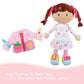 June Garden 15.5" Dressy Friends Daisy - Educational Stuffed Plush Doll for Kids and Toddlers 2 Years and Up - Montessori Buckle Soft Toy