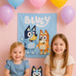 Beaumode Blue Dog Daisy Balloon Arch Garland Kit for Girls Wackadoo I'm Two Birthday Puppy Pawty Blue Dog Party Bingo Birthday Daisy Flower Groovy