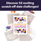 Mix It Up Scratch Off Date Night Ideas Deck - 52 Couples Dates, Challenges, Easy to Plan Adventures, Gift Idea for Newlyweds, Bridal Shower, Wedding