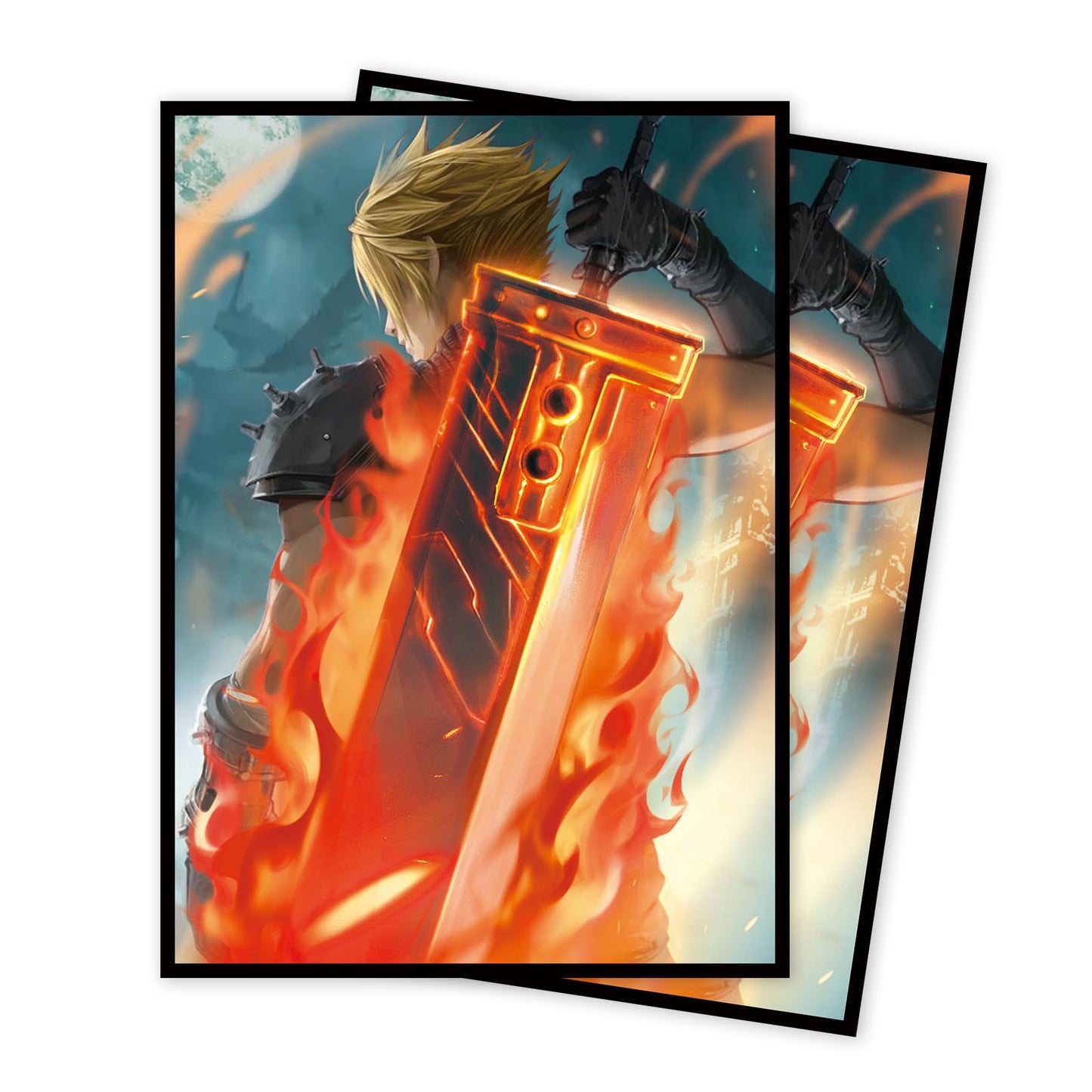 MTG Card Sleeves(Fantasy) Art Card Sleeves Deck Protector, Clear Front & Matte Back, Smooth Shuffle