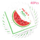 40Pcs Watermelon Party Napkins Summer Sweet Watermelon Paper Napkins Girls 1st Birthday Disposable Lunch Dinner Tableware Baby Shower Party Supplies