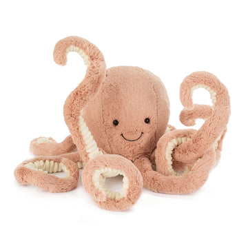 Jellycat Odell Octopus Stuffed Animal, Large 18.5 inches - Ocean and Sea Plush Toy - Classic Children's Gift