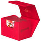Ultimate Guard Sidewinder 80+, Deck Box for 80 Double-Sleeved TCG Cards, Red, Magnetic Closure & Microfiber Inner Lining for Secure Storage