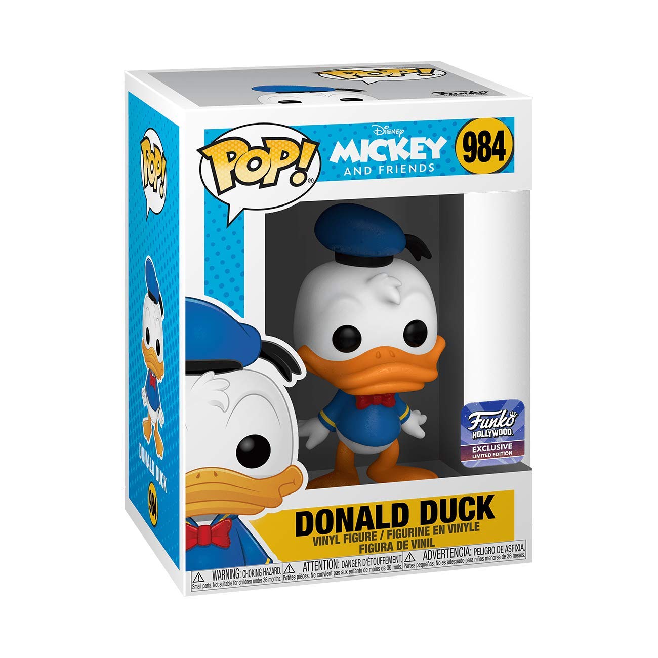 Funko Pop! Disney Mickey and Friends Donald Duck #984 (Funko Hollywood Exclusive)