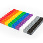 Plastic Houses: 90 Red, Blue, Yellow, Green, Orange, Purple, Black, White…