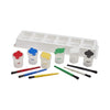 Mini Trilingual Paint Cups and Brushes, Art Set, Assorted, 13-Piece