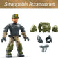 MEGA Halo Toy Vehicles Building Sets, UNSC Hornet Recon Aircraft with 2 Poseable, Collectable Micro Action Figures and Accessories