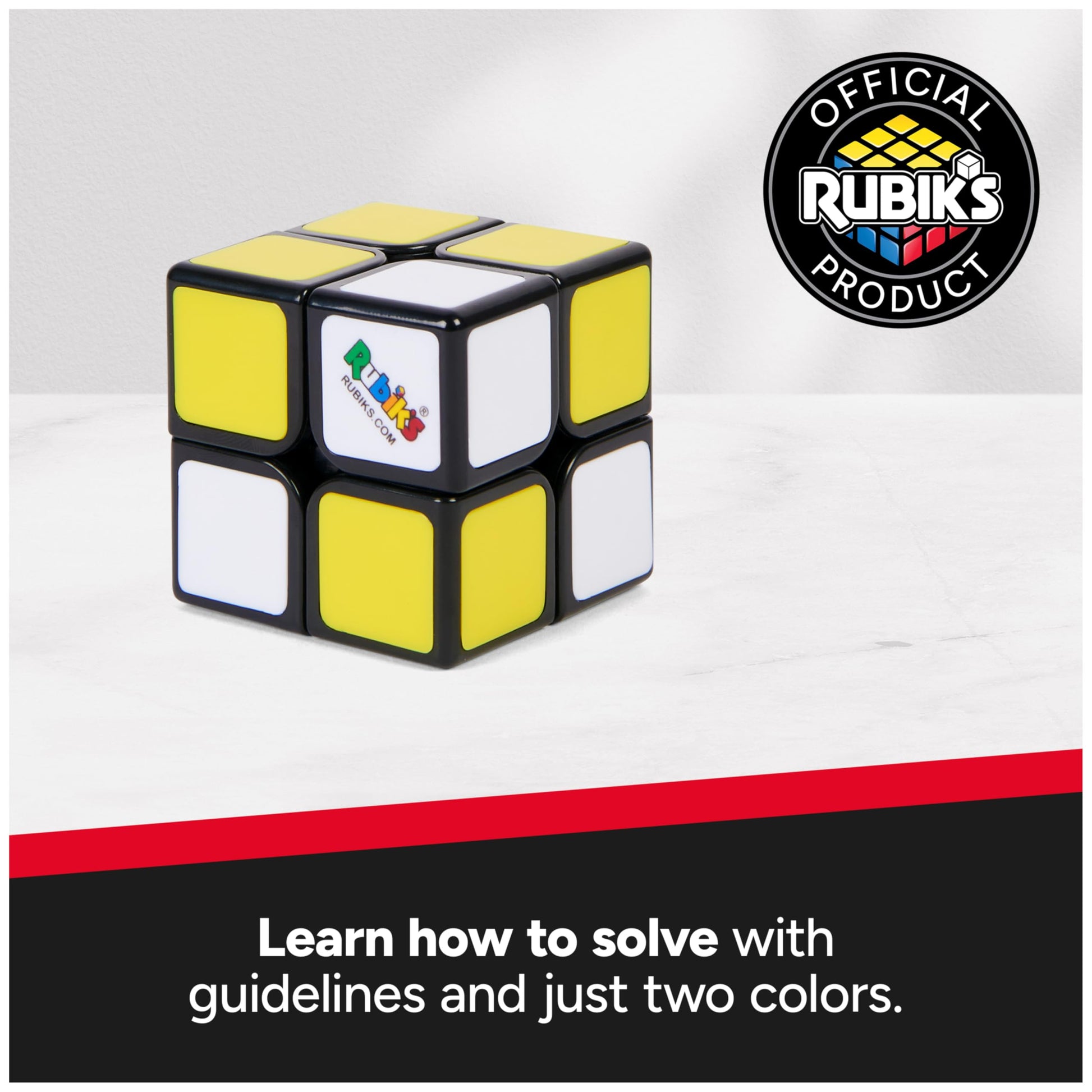 Rubik's Cube 2x2 Apprentice Puzzle Cube & Brain Teaser Fidget Toy