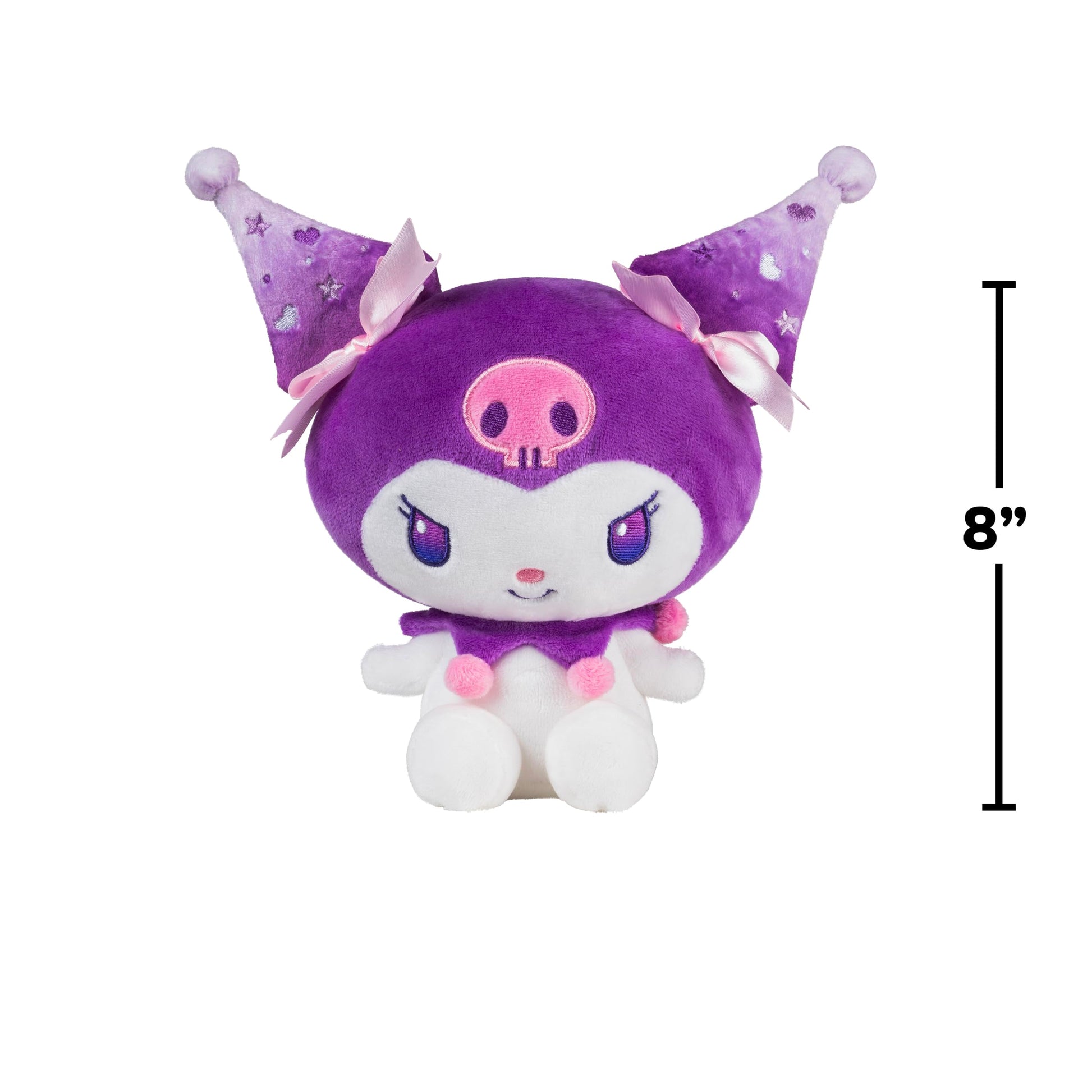 My Melody™ 50th & Kuromi™ 20th Anniversaries 8-Inch Plush 2-Pack - Officially Licensed Sanrio Product by Jazwares - Ages 6+