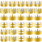 SIQUK 28 Pieces Paper Crowns Golden Party King Crown Paper Birthday Crown Hats Gold Crown for Adults