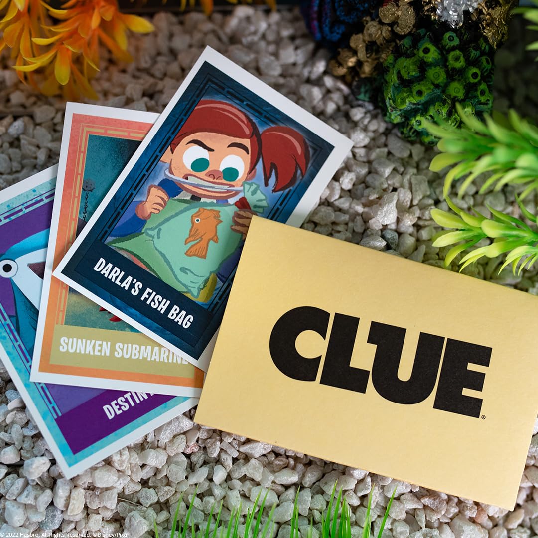 CLUE: Finding Nemo | Collectible Clue Game Based on Disney and Pixar’s Animated Films | Great for Family Game Night | Officially-Licensed Game
