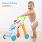 Cuterabit 2 in 1 Sit to Stand Baby Walker with Music and Light, Push Toys for Toddlers 1-3 for Learning to Walk, Baby Walking Toys 6 to 12 Months