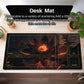 Partypda MTG Mat TCG DND Playmat with Storage Bag & 7 Dice | Waterproof Non-Slip Surface | Premium Edge-Locking Design | Play Mat with Zones for Magic