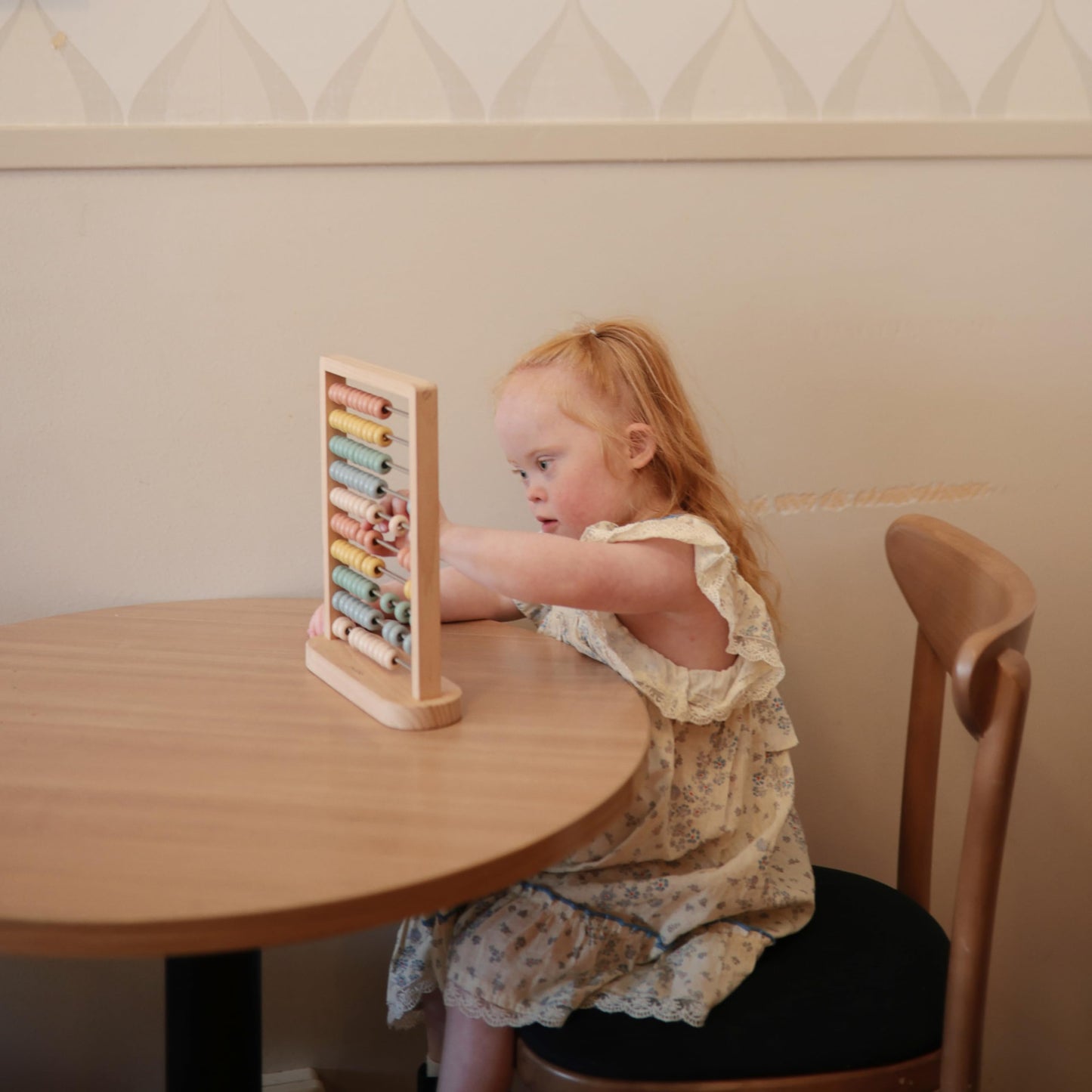 mushie Wooden Abacus | Kids 2 Years+ | Preschool Educational & Toddler Montessori Toy