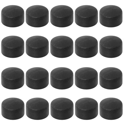 SQXBK 20PCS 12.7mm Foosball End Cap Foosball Table Rod Safety Rubber End Caps Flexible Pipe Post Rubber Cover Tip Protectors