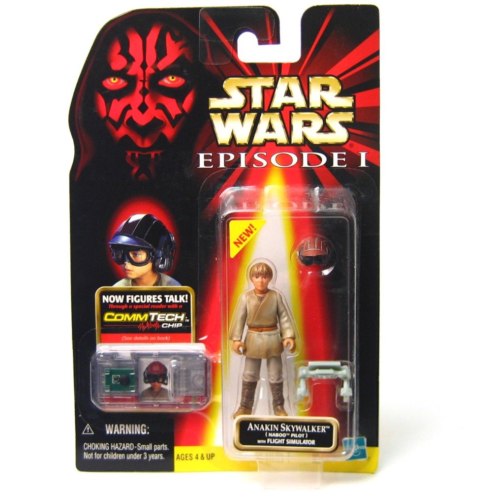 Star Wars Anakin Skywalker Naboo Pilot w/Flight Simulator 84246