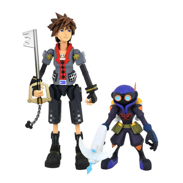 Diamond Select Toys Kingdom Hearts 3: Toy Story Sora & Air Soldier Heartless Select Action Figure Two Pack, Multicolor (JAN198861)