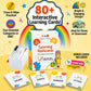 Flash a Fact 80+ Flash Cards for Toddlers 3 Years & Up | Preschool Learning Flashcards for Kids with Wipeable Marker, Water-Resistant Tracing Cards