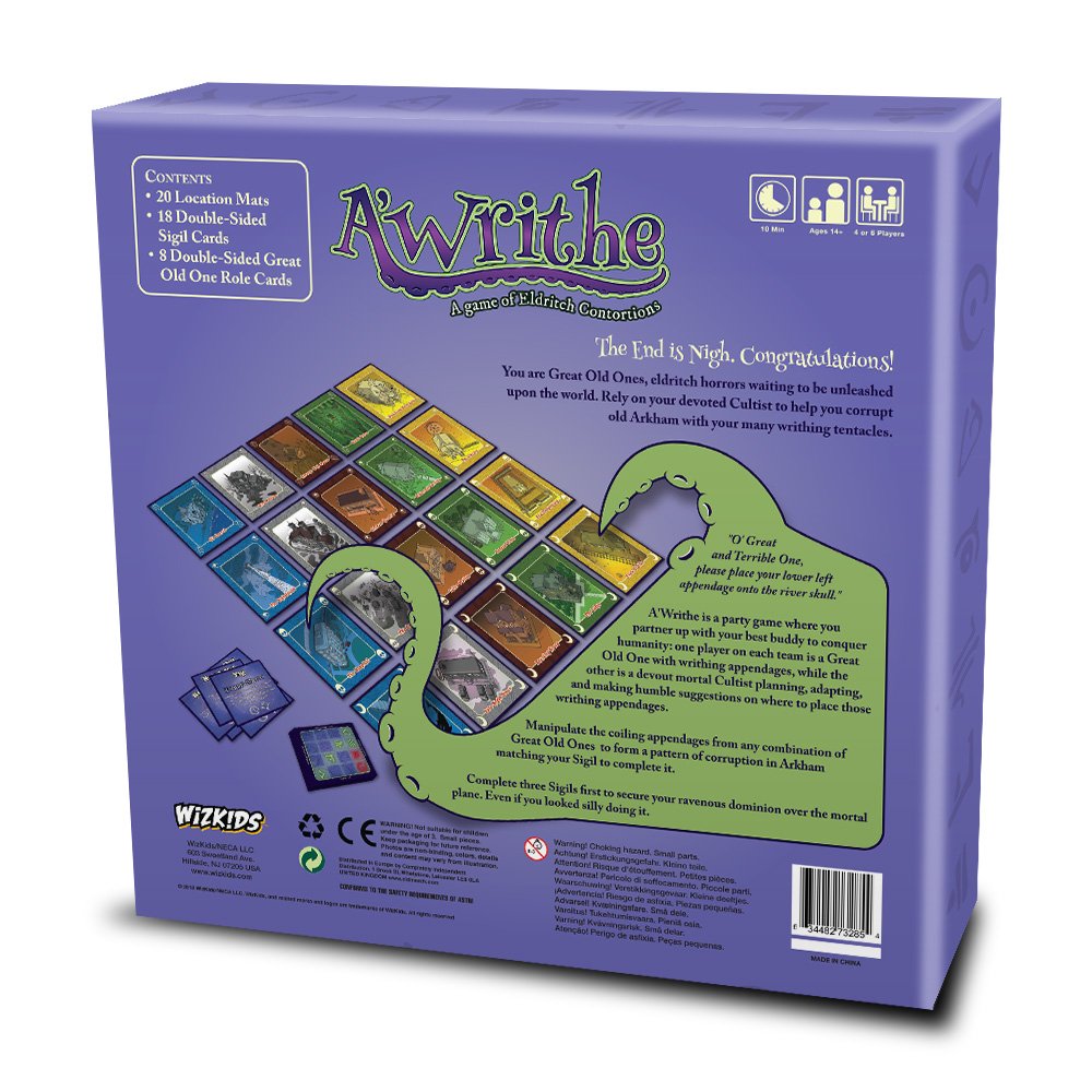 WizKids 73285 A'writhe: A Game of Eldritch Contortions Board