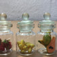 3pc Miniature Chocolate Cookie Cake Food Candy Dollhouse Cake in Clear Glass Mini Bottle fruit Food #MF031
