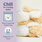 warmies Hugs Duo Microwavable & Weighted Stuffed Animals, Puppy - Heatable Plush for Warmth & Cool Relief - Weighted Plushies- Heated Plushie