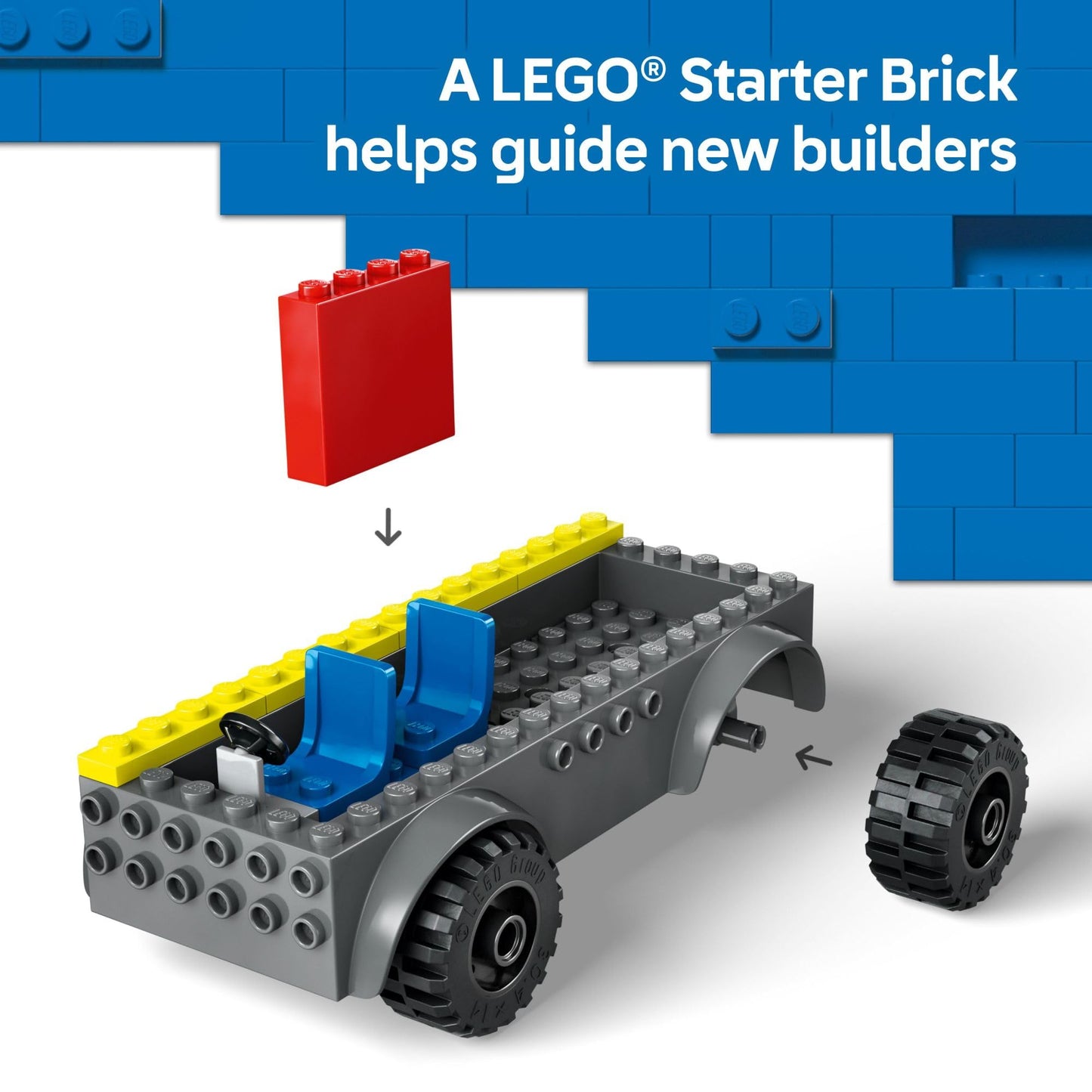 LEGO City Fire Ladder Truck Toddler Toy - Fire Truck Toy with 2 Firefighter Minifigures, Digital Guide for Boys and Girls, Ages 4+ - Learning
