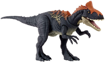Jurassic World Toys Camp Cretaceous Sound Strike Cryolophosaurus Medium-size Dinosaur Figure, Strike Action, Sounds, Movable Joints, Ages 4 Years Old