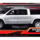 2019 RAM 1500 Laramie Crew Cab Pickup Truck Silver 1/24 Diecast Model Car by Motormax 79357