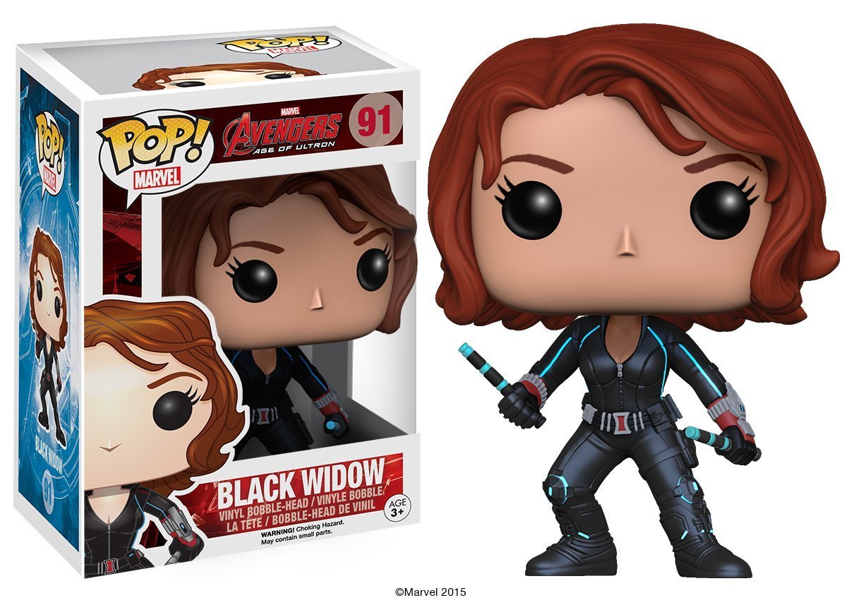 Funko POP Marvel: Avengers 2-Black Widow Action Figure