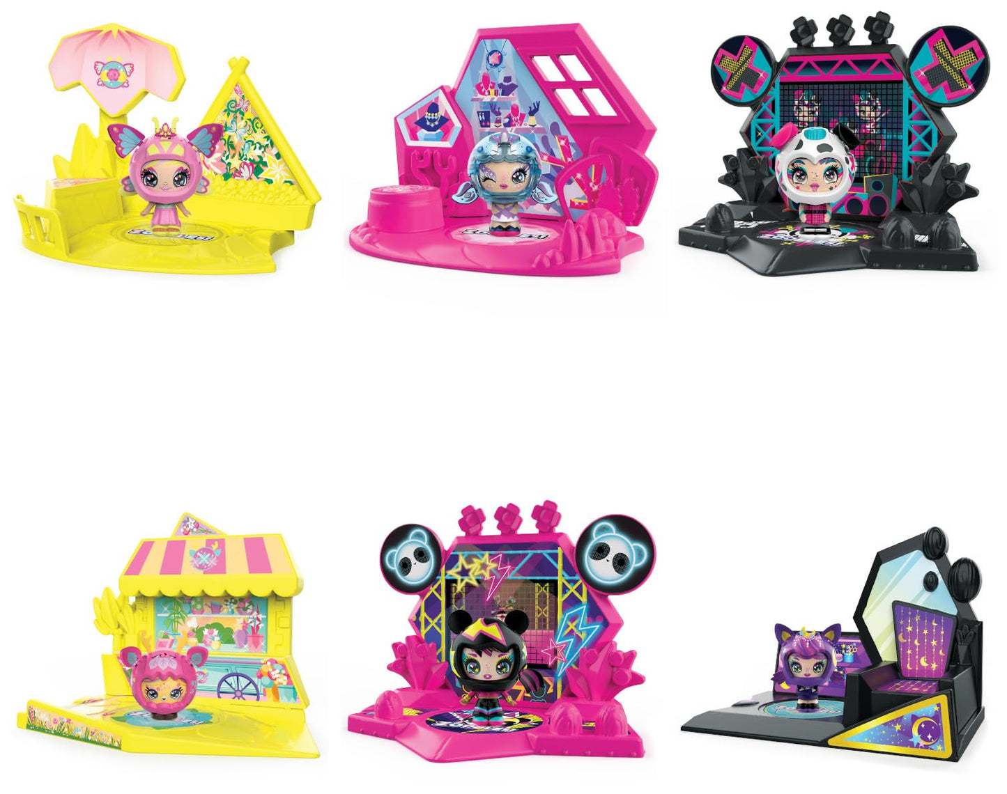 Zoobles Jouet - Pack 1 Zoobles Z-Girlz - Boules Magiques Colorées Transformables en Animaux Fantastiques et Poupées Z-Girlz Avec Maison - 6061365