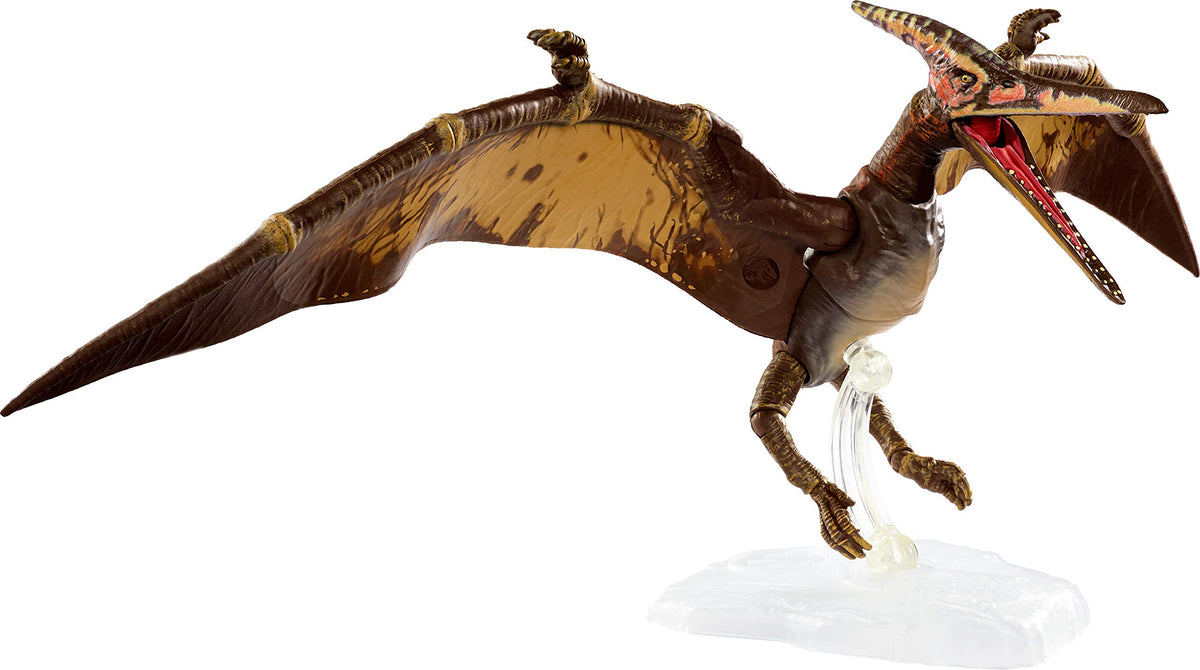 Jurassic World Toys Amber Collection Pteranodon 6-in Dinosaur Action Figure, Movie-Authentic Detail, Movable Joints & Figure Display Stand,