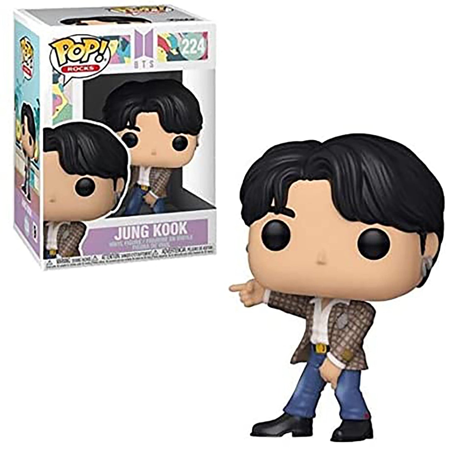 Funko POP Rocks: BTS - Dynamite - Jungkook, Multicolor, Standard