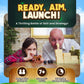Vesuvius Media Catapult Feud Board Game - Fun Family Strategy Game for Kids & Adults 7+ - Build Castle Defenses & Launch Epic Battles - Durable