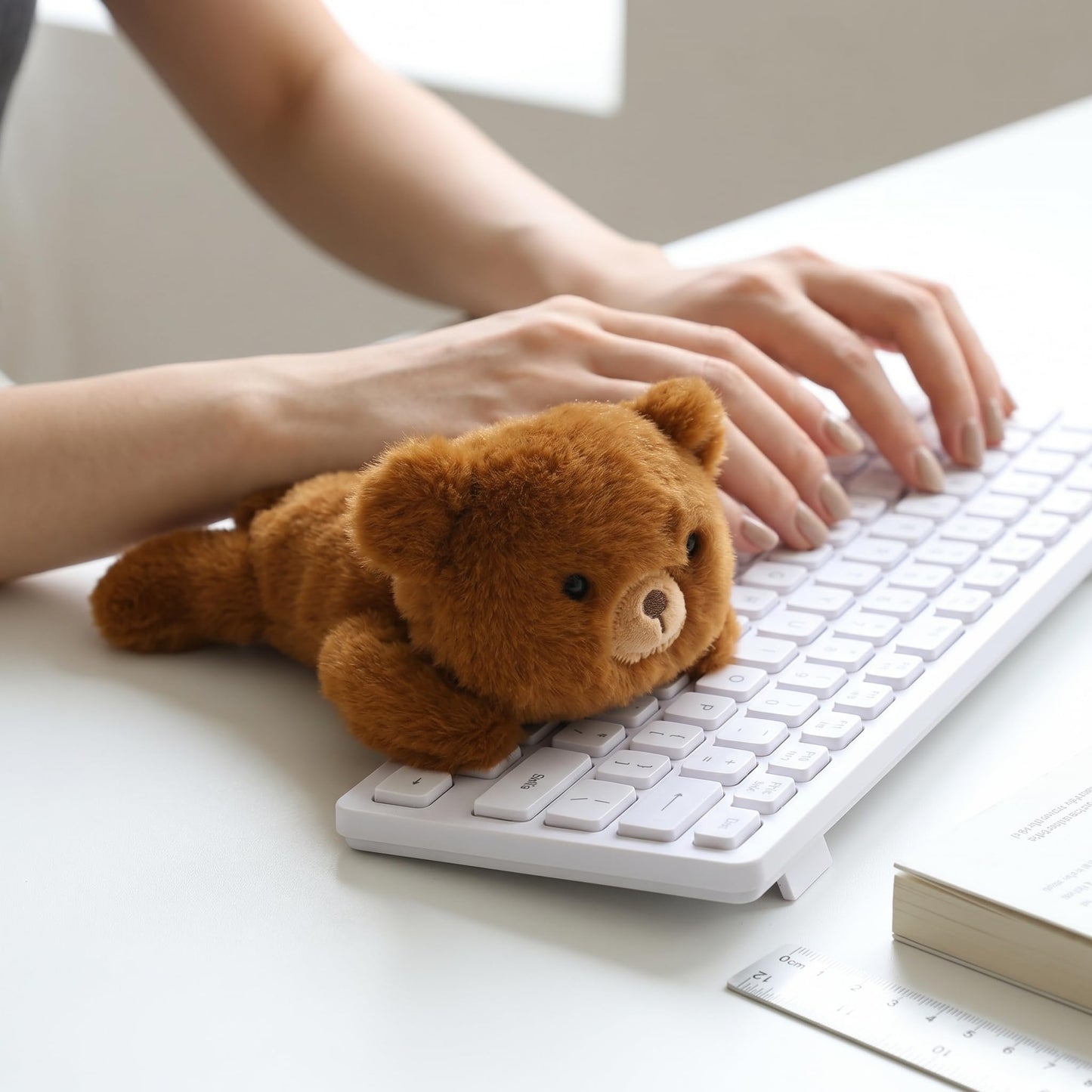 YUKOUQIAN Brown Bear Stuffed Animal Cute Plush Doll Toy 5.5 inch for Girls Boys Christmas (pa Brown Bear)