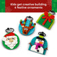 LEGO Christmas Ornament Selection Building Toys - Holiday Crafts for Family, Kids, Boys & Girls, Ages 6+ - Hanging Christmas Decorations for Tree